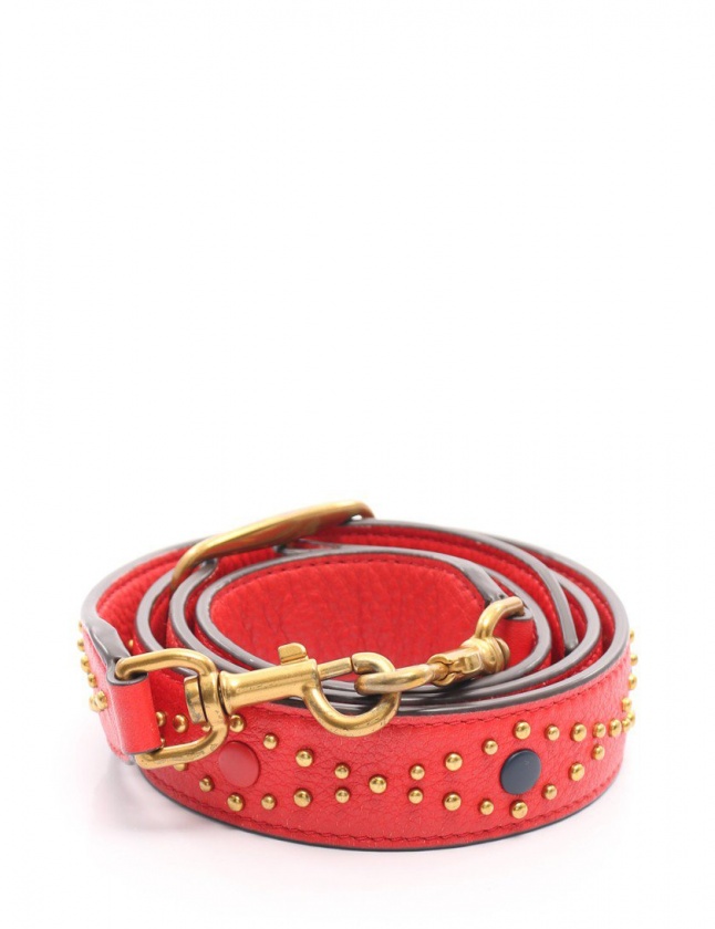 トリーバーチ TORY BURCH ショルダーストラップ 赤 小物 レザー