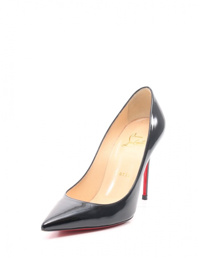 クリスチャンルブタン Christian louboutin パンプス ヒール 黒 35.5 大阪売筋品 35.5 ヒール クリスチャンルブタン ハイヒール/パンプス