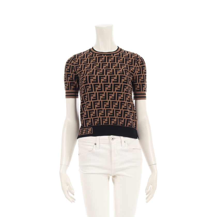FENDI - フェンディ ニット ズッカ柄 レーヨン レディースサイズ40 ｜長袖 