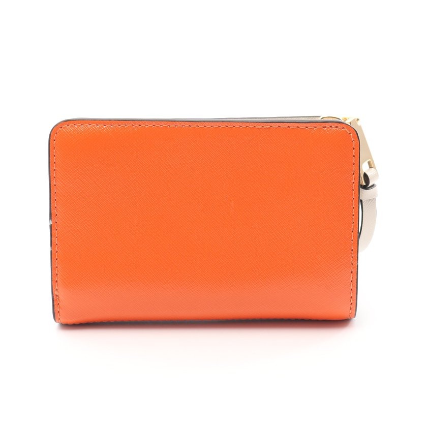MARC JACOBS 二つ折り財布 オレンジ MARC JACOBS 二つ折り財布 オレンジ MARC JACOBS 二つ折り財布