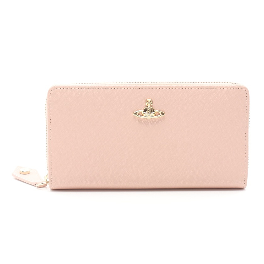 VivienneWestwood 長財布　ピンク　ゴールド　ラウンドファスナー ヴィヴィアンウエストウッド Vivienne Westwood ラウンド