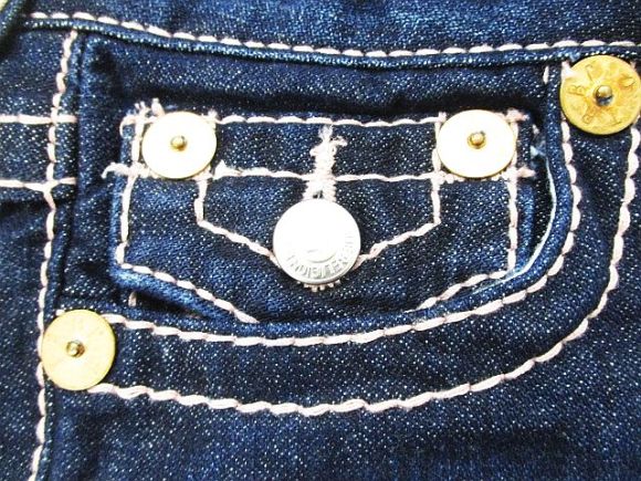 True Religion JESS デニムショートパンツ TRUE RELIGION トゥルーレリジョン レディース ショート パンツ