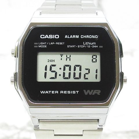 CASIO A158WEA-1EF デジタル腕時計 Amazon.co.jp: Casio Retro A158WEA-1EF Herren Mens Unisex Uhr