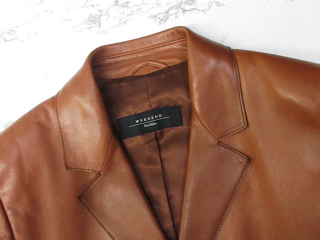 マックスマーラ ウィークエンドライン レザー ジャケット パンツ