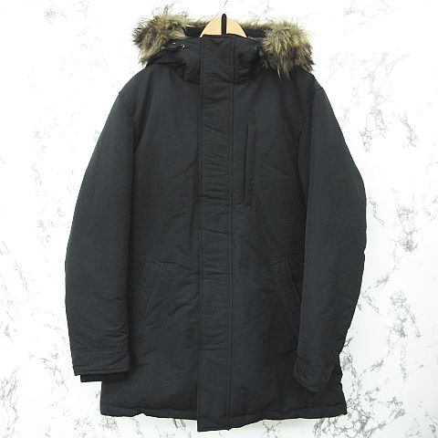 ユニクロ UNIQLO ダウン ジャケット コート ハーフ ジップアップ