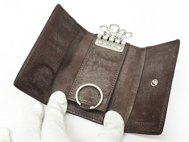 ポールスミスコレクション Paul Smith Collection 4連 キーケース レザー Pcワックス J163 ダークブラウン Mm 5597 02 メンズ 116 ベクトルパーク
