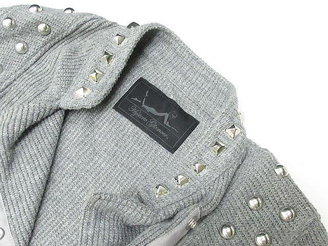 ヒステリックグラマー HYSTERIC GLAMOUR ニット ライダース ジャケット 