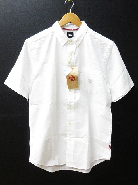 未使用品 ステューシー STUSSY ボタンダウン シャツ 半袖  