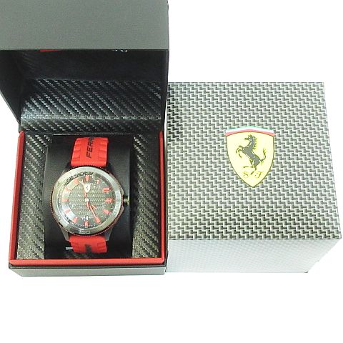 フェラーリ Ferrari スクーデリア XX 腕時計 クォーツ 830126 赤ベルト