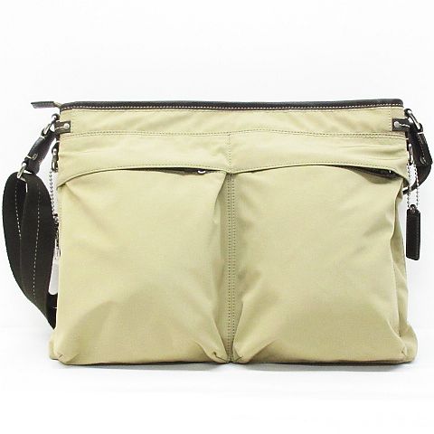 コーチ COACH バリック ナイロン フラット メール サッチェル 