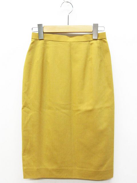 バレンシアガ BALENCIAGA タイト スカート 膝丈 毛 ウール100 
