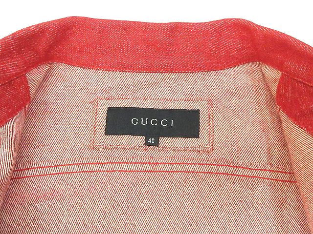 グッチ GUCCI デニム ジャケット Gジャン ジージャン シェリーライン
