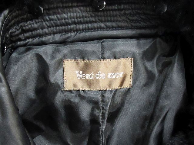 Vent de mer ダウン コート レッキス ファー ショールカラー Vent de mer ダウン コート レッキス ファー ショールカラー