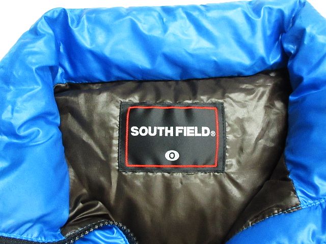 サウスフィールド SOUTH FIELD ダウン ジャケット ジップアップ ロゴ 