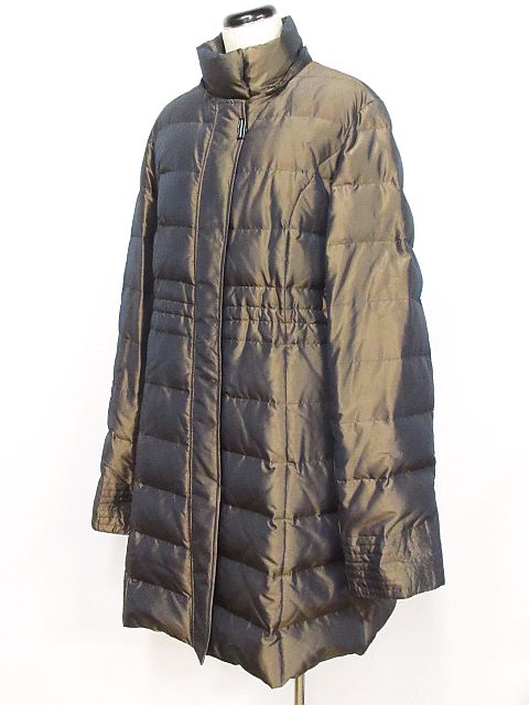 バルマン BALMAIN ダウン コート シルク 絹 ブルーフォックス ファー 