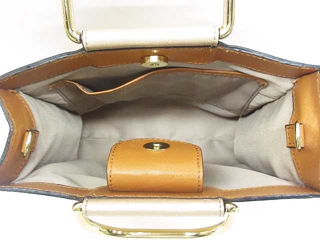 マーファ MARFA ショルダー ハンド バッグ 2way 型押し 斜め掛け 鞄  