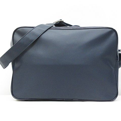 UNBILLION スポーツ レア UMBRO エナメル トートバッグ シルバー×ネイビー