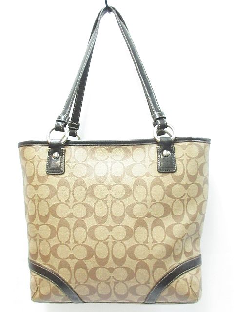 コーチ COACH F18917 ヘリテージ シグネチャー トート バッグ PVC  