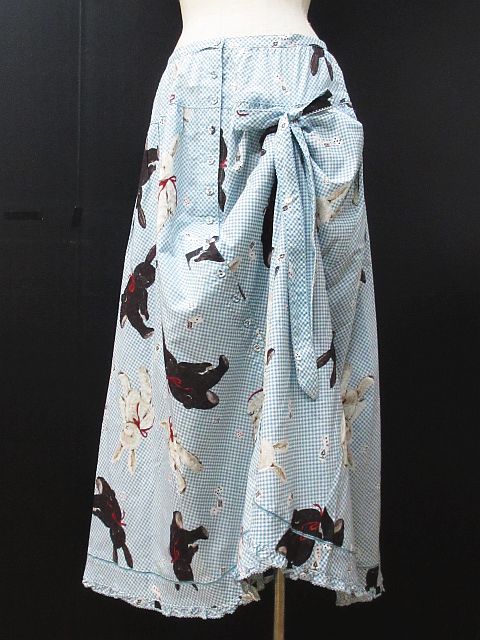 ピンクハウス PINK HOUSE セットアップ シャツ ロング スカート うさぎ 