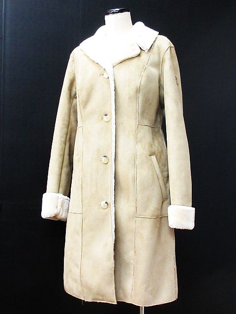 アルマーニ ジーンズ ARMANI JEANS フェイク ムートン コート 裏起毛  