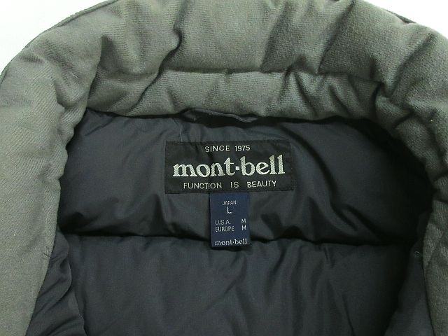 モンベル Montbell ベーシック ダウン ジャケット ジップアップ 