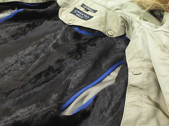 23区 オンワード樫山 LIMONTA ナイロン モッズ コート ライナー付