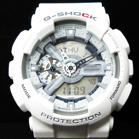 カシオジーショック Casio G Shock Ga 110c 7ajf 腕時計 クォーツ アナデジ 白 Mm 09 メンズ 116 ベクトルパーク