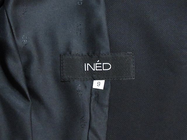 イネド INED スーツ スカートスーツ セットアップ ウール ストレッチ