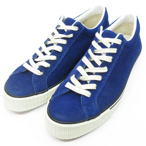 ウエアハウス Warehouse 3400 ローカット スエード スニーカー ラバーソール 靴 青 ブルー 27cm 9 Mm 08 メンズ 116 ベクトルパーク