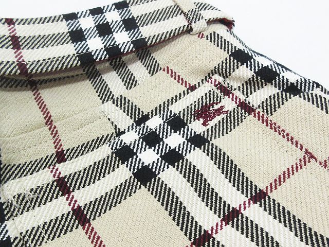 バーバリーブルーレーベル BURBERRY BLUE LABEL ワイド パンツ ノバ 