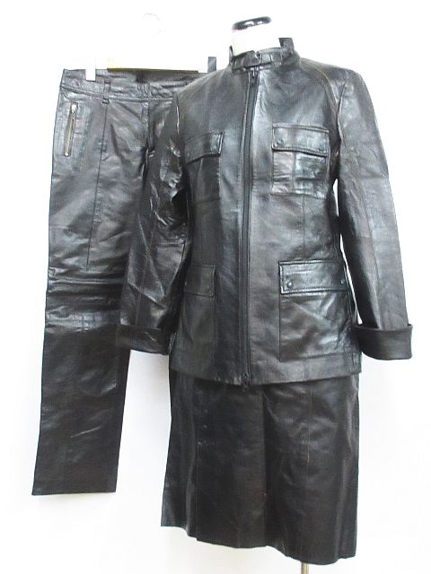 コムサデモード COMME CA DU MODE セットアップ 3点セット ライダース