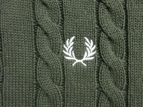 フレッドペリー FRED PERRY ニット セーター チルデン Vネック 