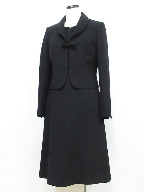 ニッセン Nissen ブラックフォーマル セットアップ アンサンブル ワンピース ジャケット ボレロ リボン 喪服 黒 9ar64 Mm 01 レディース 116 ベクトルパーク