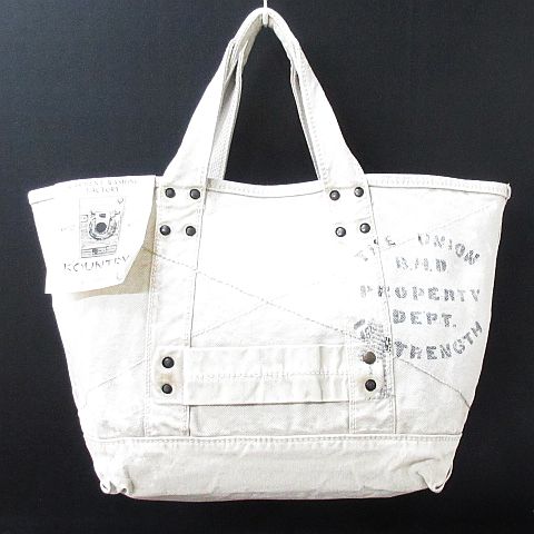 未使用品 キャピタル kapital KOUNTRY GADGET トート バッグ ネオ  