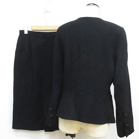 ギラロッシュ Guy Laroche セットアップ スーツ スカート ノーカラー  