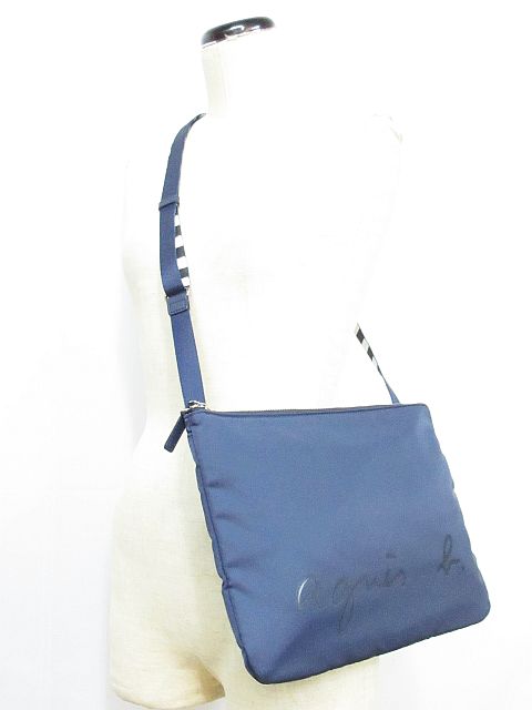 【極美品】アニエスベー ボヤージュ ショルダーバッグ ナイロン サコッシュ 軽量 agnes b. アニエスベー ショルダー バッグ サコッシュ