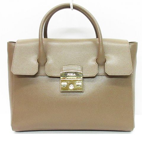 フルラ FURLA メトロポリス サッチェル ショルダー バッグ 2way レザー  