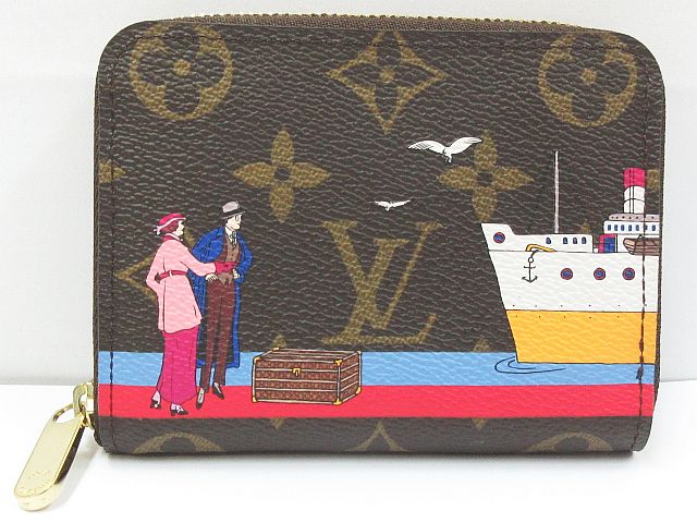 ルイヴィトン LOUIS VUITTON 美品 M62139 モノグラム ジッピー コイン  