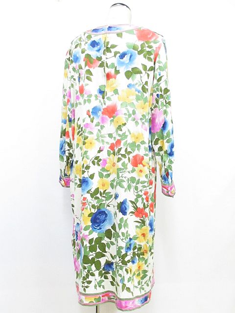 高知インター店 レオナール ワンピース 衣料品 レディース プリント部分 60 毛 X 40 絹 Leonard Brandoff ブランドオフ 衣類 ブランド 残りわずか 在庫限り超価格 Superboard Com