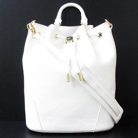 サマンサベガ Samantha Vega リュックサック デイパック ショルダー バッグ 2way 巾着型 鞄 白 Nk 01 レディース 116 ベクトルパーク