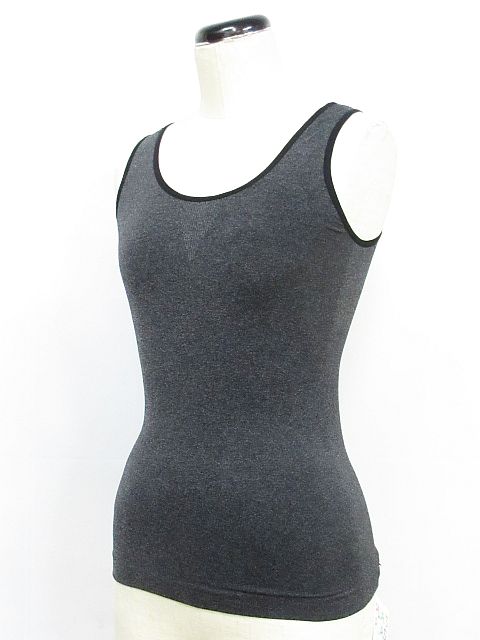 PLEATS PLEASE ロングタンクトップ ノースリーブワンピース グレー