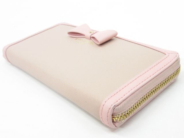 新品未使用 kate spade 長財布　ピンク ケイトスペード 長財布 レザー 二つ折り 小銭入れあり ブランド