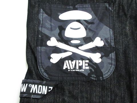 apee デニム　サロペット　オーバーオール a371 関西ファッション連合 M オーバーオール サロペット デニム