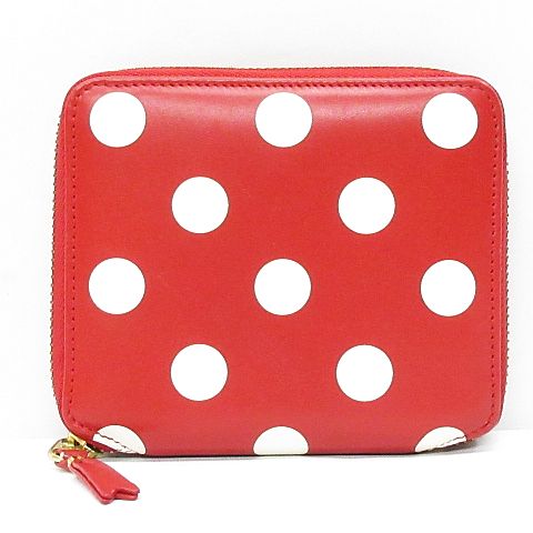 コムデギャルソン Comme Des Garcons ポルカドット プリント 財布 二つ折り ラウンドファスナー ボックス 小銭入れ Sa2100pd 赤 白 Mm 07 レディース 116 ベクトルパーク コムデギャルソン Comme Des Garcons ポルカドット プリント 財布 二つ折り ラウンドファスナー ボックス 小銭入れ Sa2100pd 赤 白 Mm 07 レディース 116 ベクトルパーク