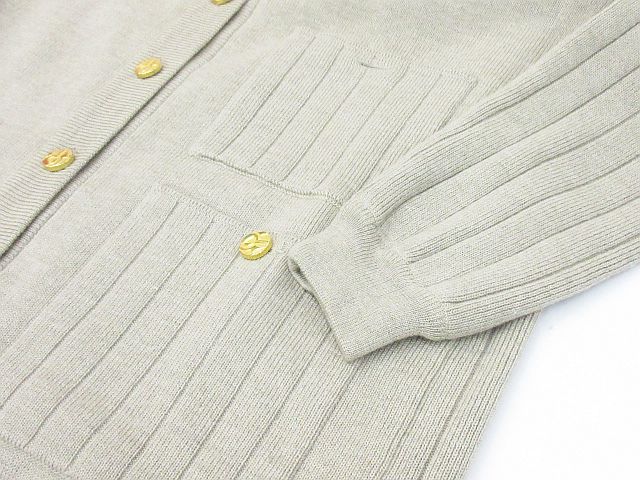 Salvatore Ferragamo ベージュ カーディガン S
