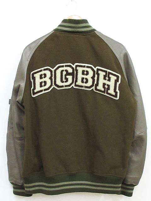 ブートレグブース BOOTLEGBOOTH スタジャン ジャケット レザー ウール 