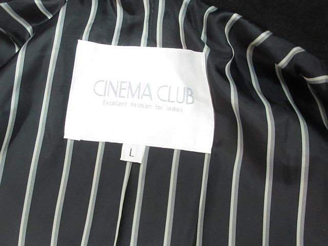シネマクラブ Cinemaclub チェスター コート ロング ストレッチ 黒 L Mm 13622 04 レディース 116 201907230890 ベクトルパーク