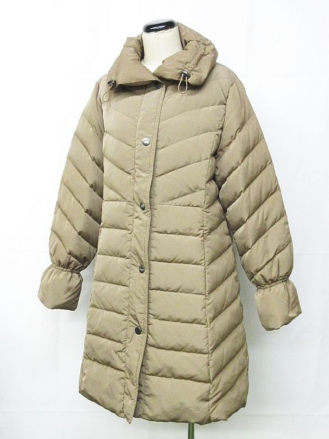レスピーギ RESPIGHI ダウン コート ジャケット ロング フェザー混  