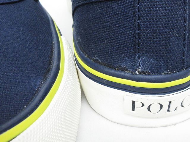 ポロ ラルフローレン Polo Ralph Lauren スニーカー キャンバス ロゴ シューズ 靴 Morray Ne ネイビー 8 5 Nk 160 08 メンズ 116 ベクトルパーク