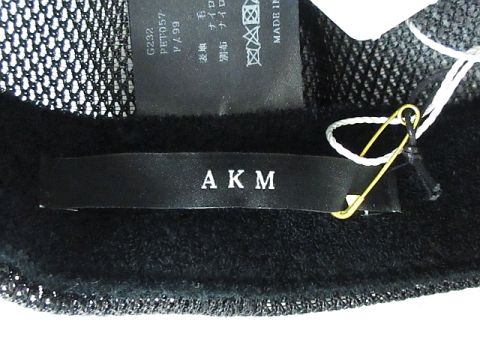 未使用品 エーケーエム AKM × ムータ MUTA コラボ キャップ 帽子